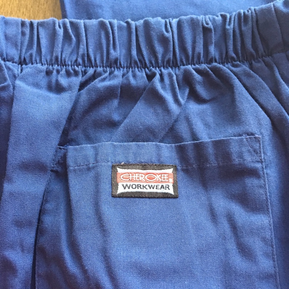 Navy Blue Cherokee Scrub Pants